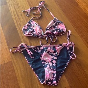 String Paisley Bikini